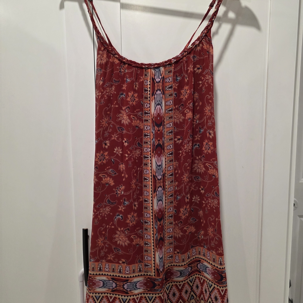 Hollister Red Floral Dress
